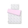 Juego de Ropa de Cuna My Sweet Baby - 2 Piezas Nubes Gris/Rosa - imagen 3