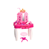 Mesa de Tocador Controlada por Varita con MP3 Rosa