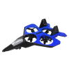 Avión de combate a control remoto azul RC Drone