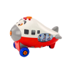 Avión de Cartón con Alas Giratorias DIY Rojo