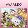 Pintura por Números Gatos 40x50cm Maaleo - Arte para Todos - imagen 3