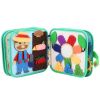 3D Felt Sensory Educational Book - Domestic Animals - Cow