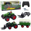 Tractor Agrícola Control Remoto con Remolque y Horquillas