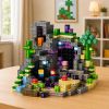Niños jugando en el jardín con bloques magnéticos Pixel de Lean toys.