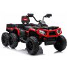Quad ATV Eléctrico Infantil 4x4 24V Rojo Remolque
