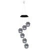 Luces LED solares para jardín en forma de huellas de perro