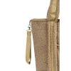 Bolso Sensillo en bouclé beige, suave y elegante.