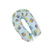 Pregnancy Pillow- Longer, Removable Pillowcase - Owls On Blue
