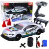Coche de Carreras RC Drift Plata 30km/h 1:16