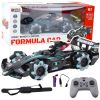 Coche Deportivo RC Control Remoto Efecto Humo Negro