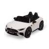 Coche eléctrico Mercedes SL63 Toyz en color blanco con luces LED
