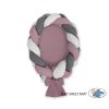 Braided Baby Nest 2 In 1 - Pastel Violet - Gray - Anthracite