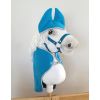 Set de Manta y Orejeras para Hobby Horse My Sweet Baby - Turquesa