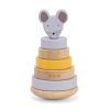 Torre apilable de madera Mrs. Mouse - Juguete Trixie