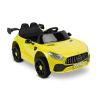 Coche eléctrico Toyz Volti amarillo 12V con función balanceo, vista lateral