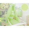 Dosel de Cuna My Sweet Baby con Corazones y Rayas Verdes