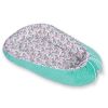 Baby Nest Double-sided Premium Cocoon For Infants Bobono Minky- Rocking Horses