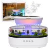Humidificador de aire con efecto lluvia y luz LED de Lean.