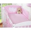 Juego de Cuna 2 Piezas My Sweet Baby - Corazones Colgantes Rosa