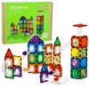 Bloques de Construcción Magnéticos de Lean Toys con canicas