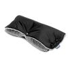 Manopla para silla de paseo Sensillo Minky - Negra