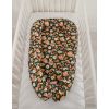 Baby Nest Double-sided Premium Cocoon For Infants Bobono- Fox Family On The Green