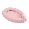 2-in-1 - Baby Nest Quilted - Snake Pillow Bumper - Pastel Pink