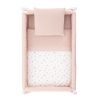 Minicuna Tijera Madera Calma Rosa/bco 55x87x74 Cm - Cambrass - imagen 3