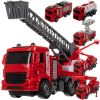 Set de Camiones de Bomberos Iso trade - Diversión 6 en 1