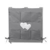 Organizador Cuna My Sweet Baby - Cot Tidy Hearts Anthracite