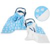 Manta Doble Cara para Silla de Coche My Sweet Baby - Búhos Azules