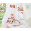 Dosel de Cuna My Sweet Baby con Corazones Naranjas 160x250cm