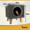 Rascador para Gatos con Cama Purlov - Casa de Sisal - imagen 2