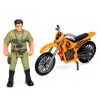 Motocicleta todo terreno incluida en el Set de Investigación de Dinosaurios