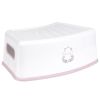 Taburete escalón Hippo Rosa Kikkaboo - Ideal para niños
