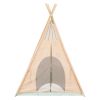 Teepee de madera Kikkaboo con alfombra acolchada para niños - imagen 3
