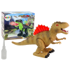 Dinosaurio que Echa Fuego con Luces y Batería Marrón