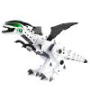 Robot dinosaurio en color blanco con detalles en verde