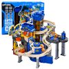 Taller interactivo con garaje, ideal para coches pequeños de Lean toys.