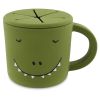 Taza porta snacks de silicona Trixie - Mr. Dino para bebés