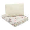 Set de Cuna Muselina Sensillo con almohada y manta para un sueño cómodo.