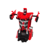Robot Auto 2 en 1 R/C en color rojo y su control remoto