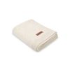 Manta de Bebé 100% Lana Merino Melange 90x75 – Beige Claro, Termorreguladora
