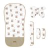 Colchoneta reversible Deluxe Sensillo para cochecito, vista del set completo