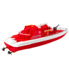 Barco de motor control remoto RC 1:28 Rojo