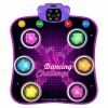 Alfombra de baile interactiva Bluetooth con luces LED y música
