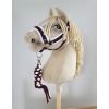 Correa para Caballo de Madera My Sweet Baby - Blanco y Ciruela - imagen 2