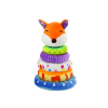 Piramide de Peluche Zorro Educativa Colorida 27 cm - imagen 2