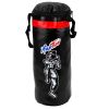 Saco de boxeo infantil con guantes Muay Thai de color negro y rojo