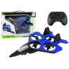 Avión de combate a control remoto azul RC Drone